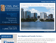 Tablet Screenshot of callinsinvestigations.com